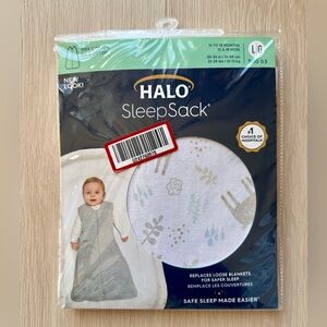 Halo SleepSack Wearable Blanket | Sand Llama Print | Baby 12-18m | TOG: 0.5